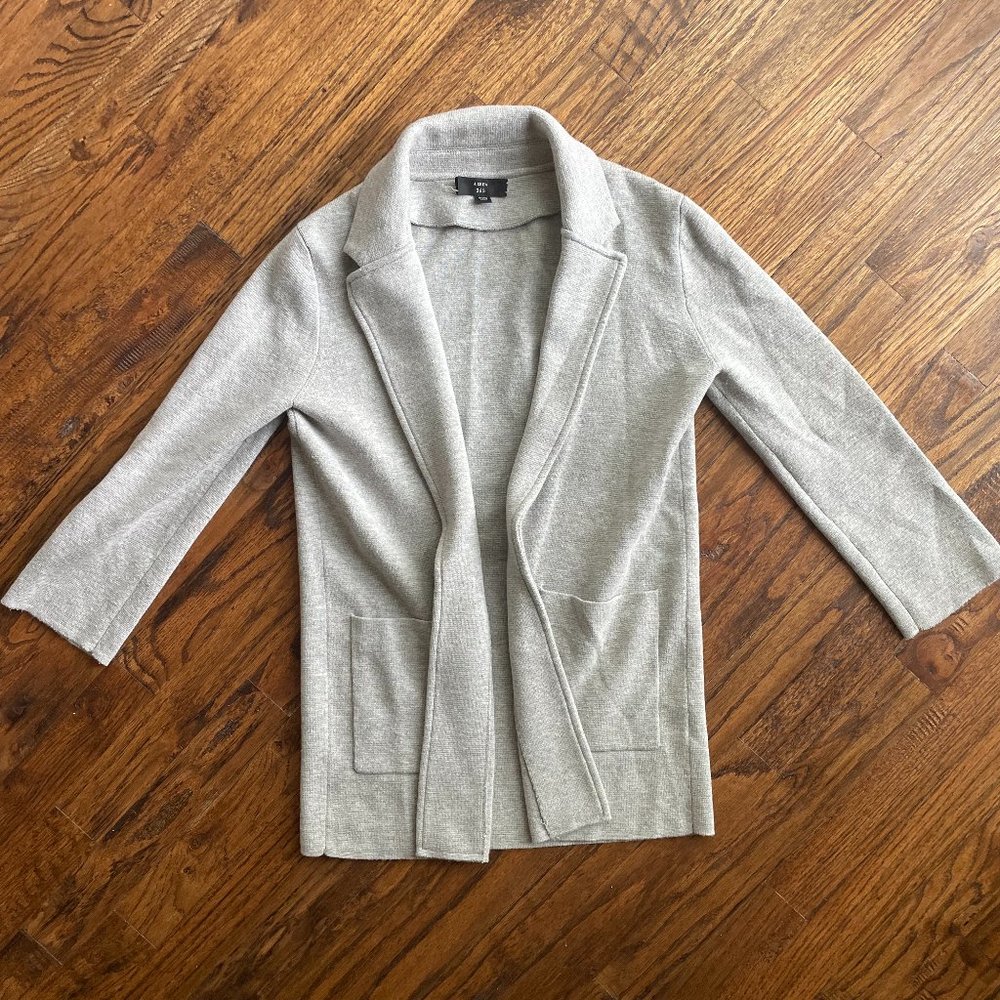 Jcrew Sophie open front blazer sweater size XXS